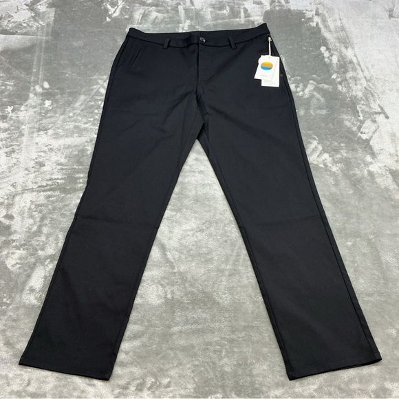 Vuori Cascade Tech Chino Pants Mens 34x30 Black Lightweight Performance V427